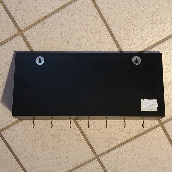 Black key holder entryway shelf - Picture 3 of 5